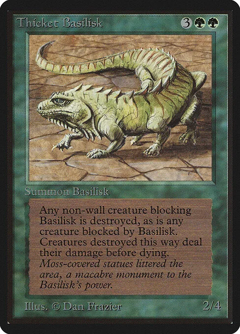 Basilisco de maleza