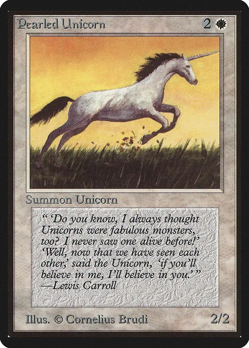 Unicornio perlado
