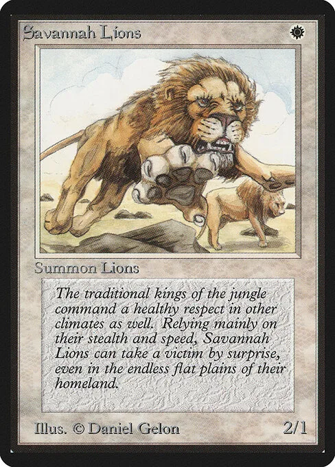 Leones de la sabana