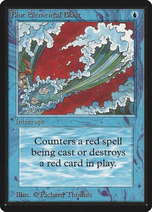 Ráfaga elemental azul