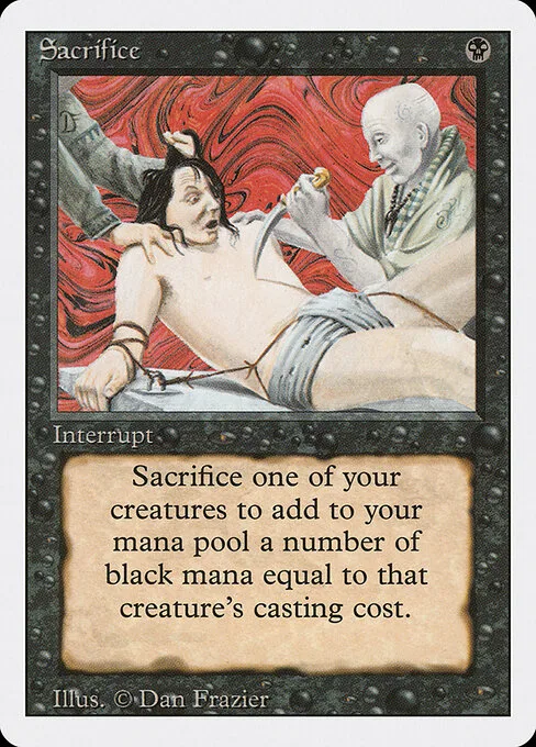Sacrificar
