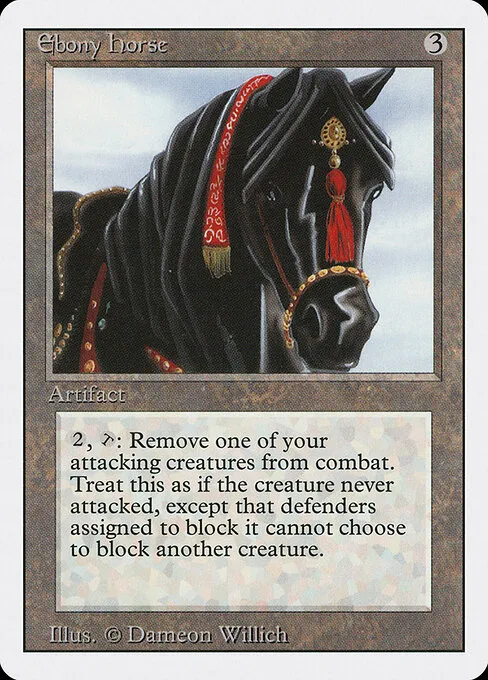 Caballo de ébano