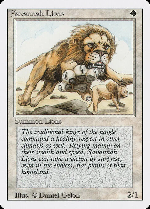 Leones de la sabana