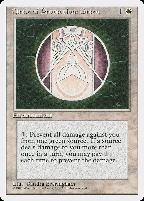 Circulo de protección: Verde