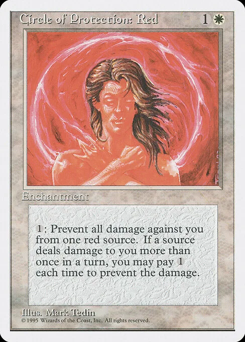 Circulo de protección: Rojo