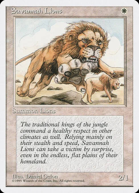 Leones de la sabana
