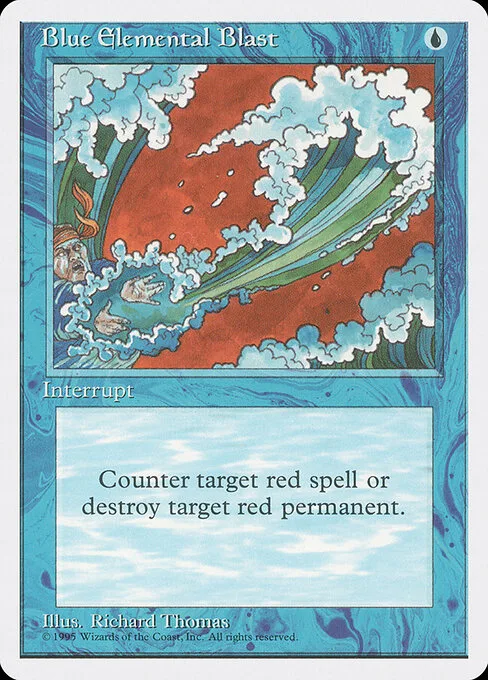 Ráfaga elemental azul