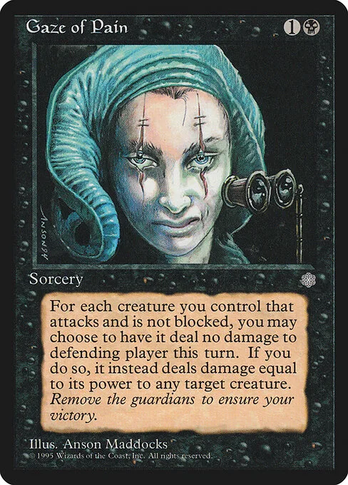 Mirada de dolor
