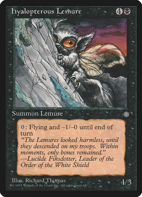 Lemur hialóptero