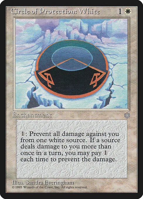 Circulo de protección: Blanco