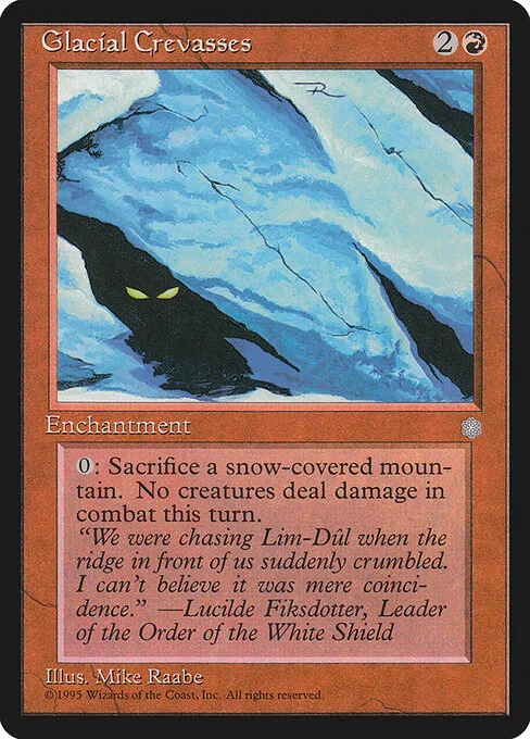 Grietas en el glaciar