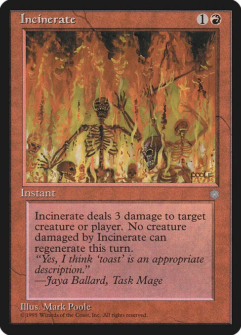 Incinerar