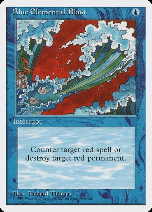 Ráfaga elemental azul