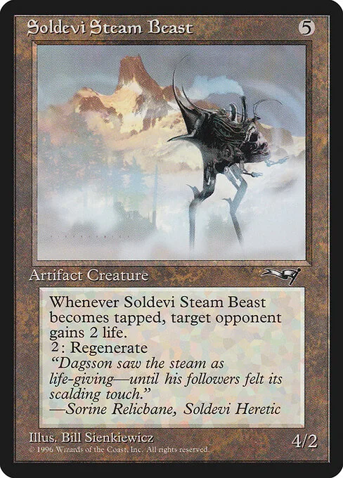 Bestia de vapor soldeví