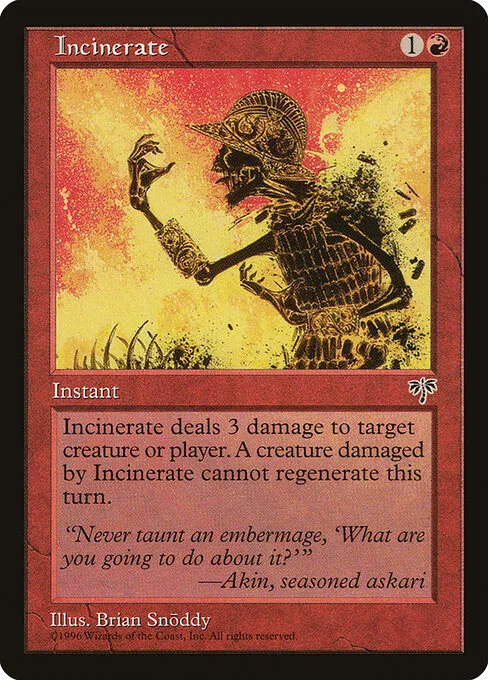 Incinerar