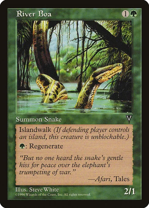 Boa de río