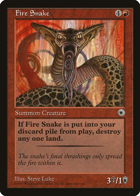 Serpiente de fuego