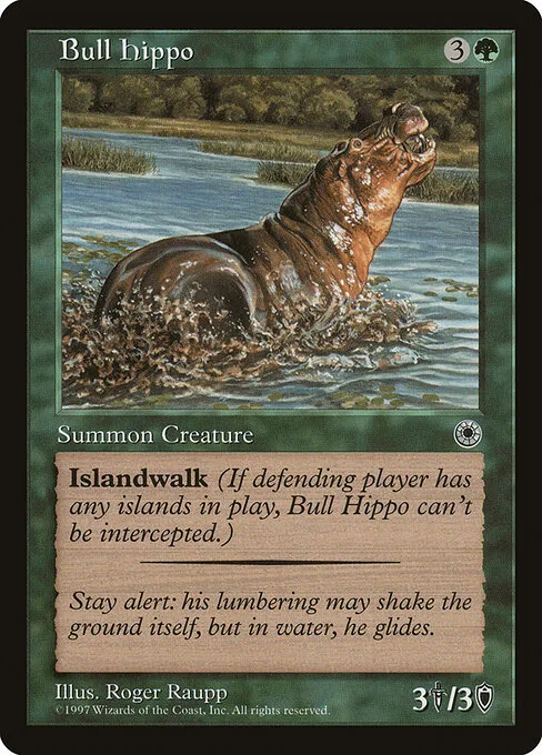 Hipopótamo macho