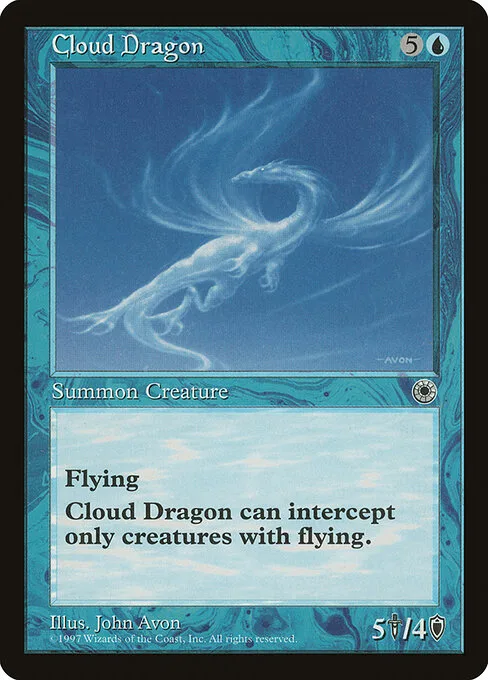 Dragón las nubes