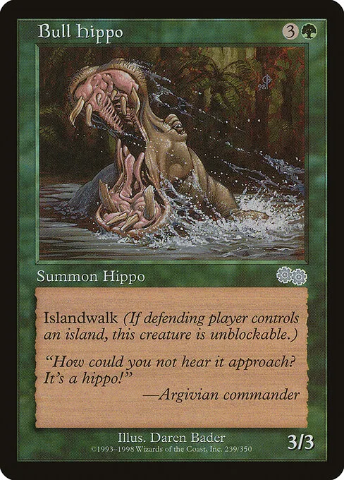 Hipopótamo macho