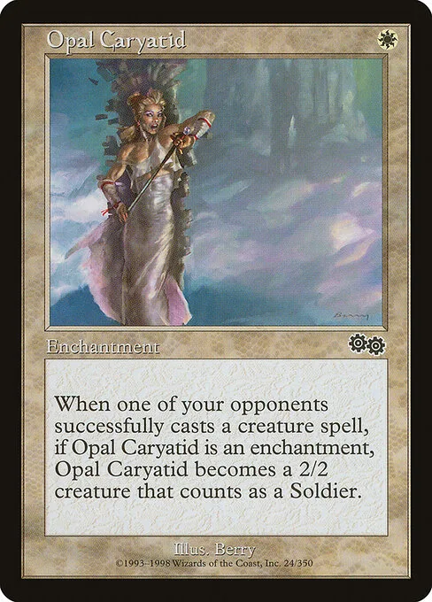 Cariátide de ópalo