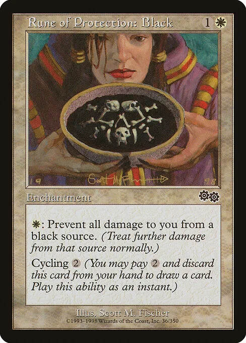 Runa de protección: negro