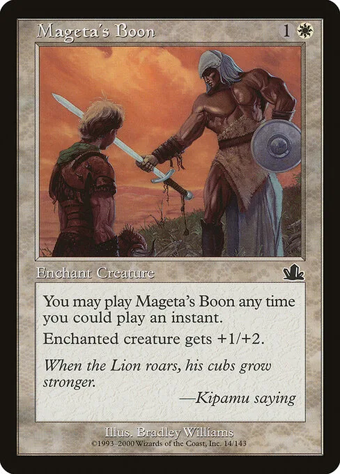 Bendición de Mageta