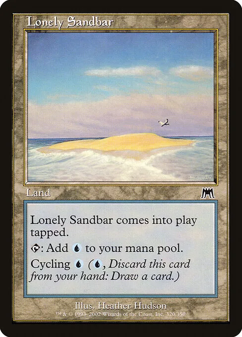 Banco de arena solitario