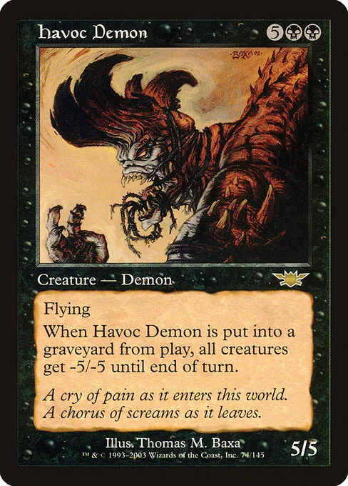 Demonio devastador