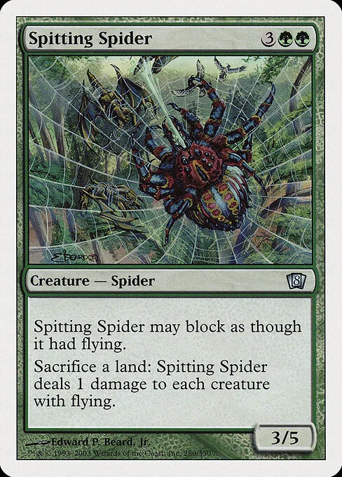 Araña escupidora