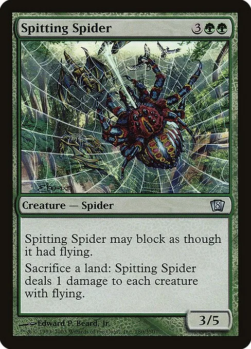 Araña escupidora