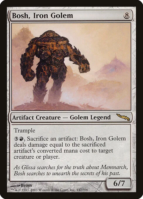 Bosh, gólem de hierro