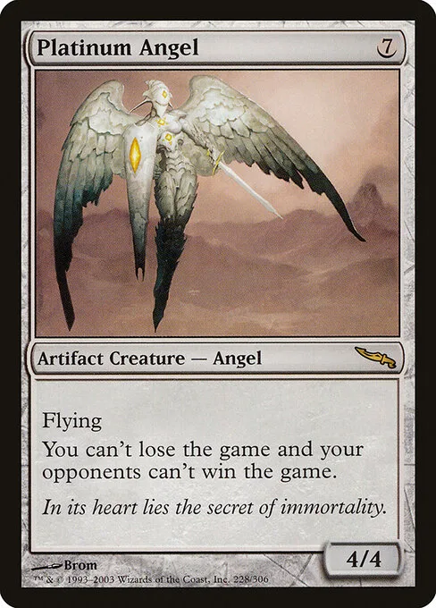 Ángel de platino