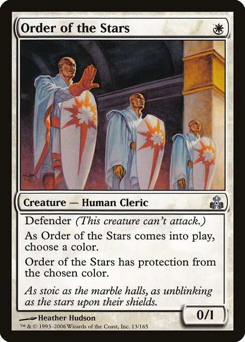 Orden de las estrellas