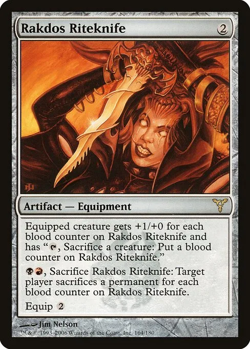 Cuchillo ritual rakdos