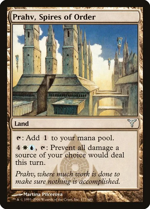 Prahv, las torres del orden