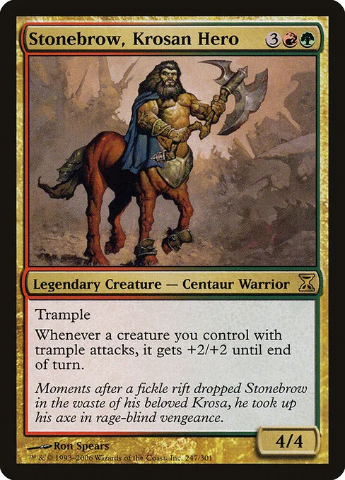 Stonebrow, héroe de Krosa