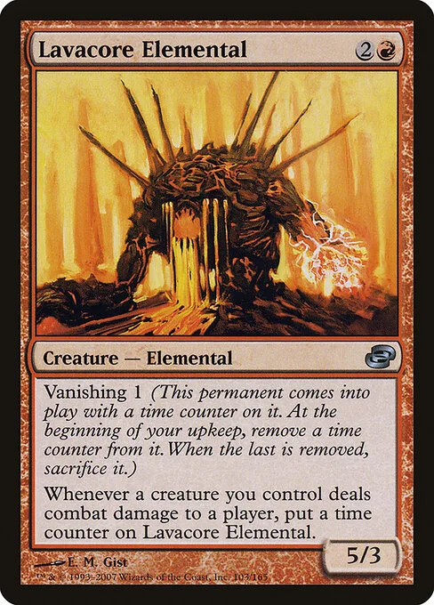 Elemental núcleo de lava