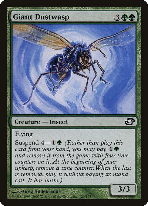 Avispa del polvo gigante