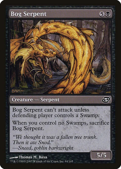 Serpiente de la ciénaga