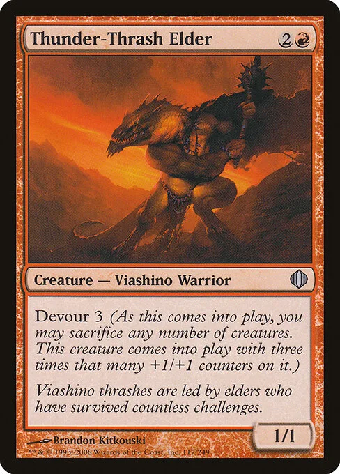 Anciano de la azotada del trueno
