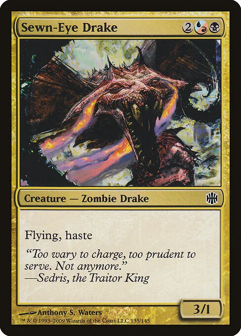 Draco ojo cosido