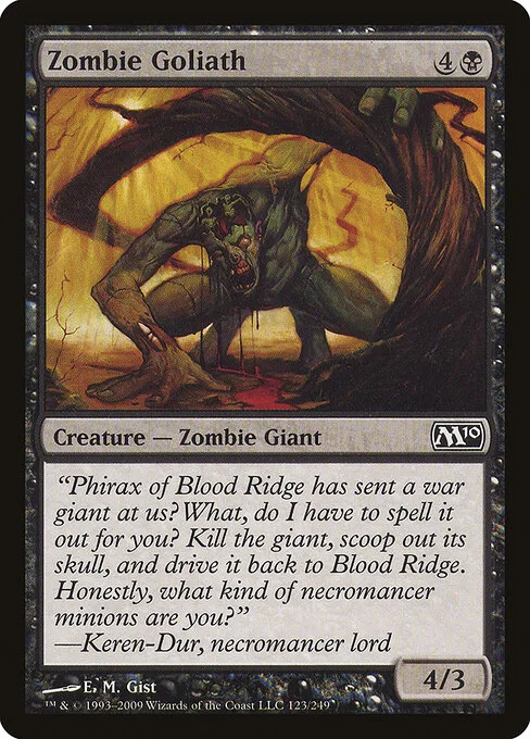 Goliat zombie