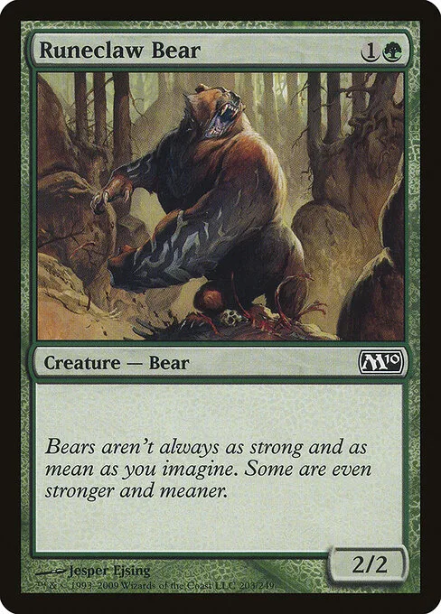 Oso garra de runas