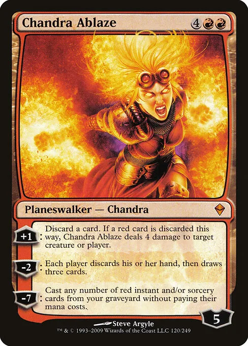 Chandra en llamas