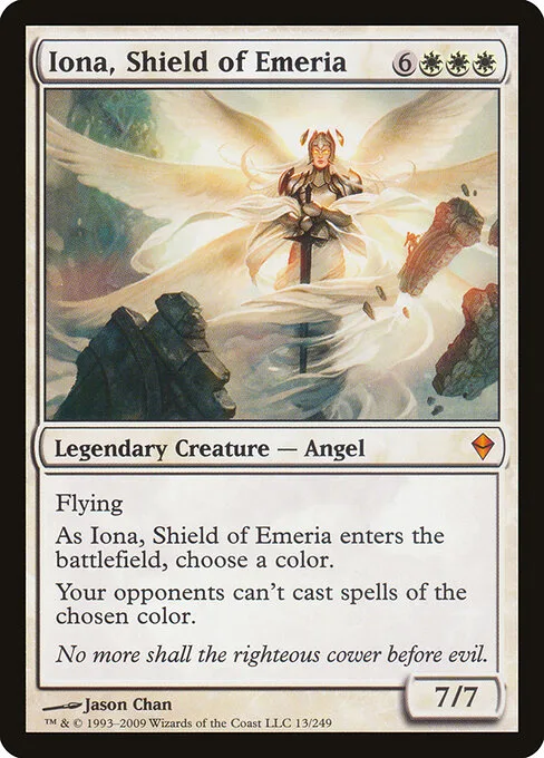 Iona, Escudo de Emeria