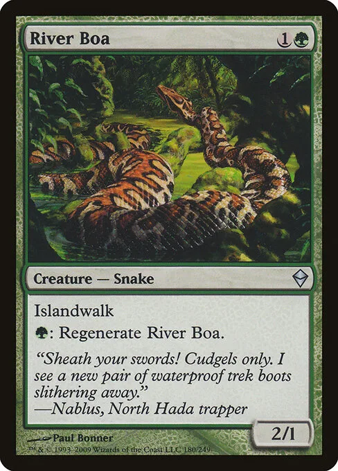 Boa de río