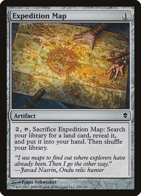 Mapa de la expedición