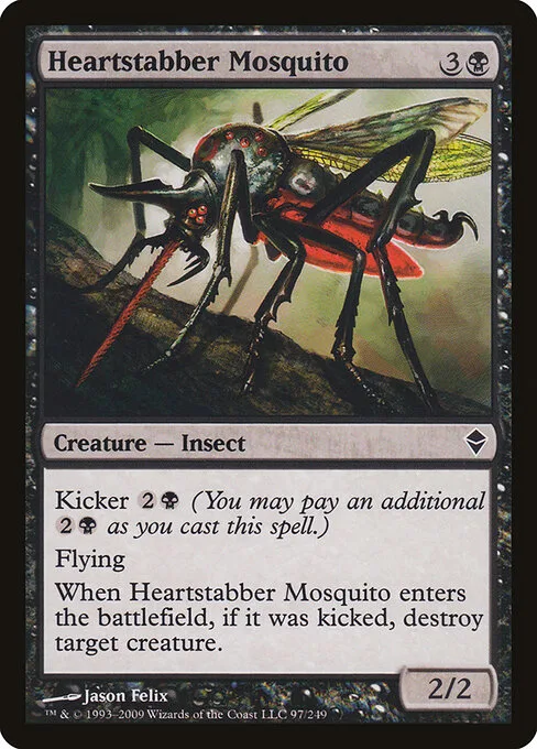 Mosquito hierecorazones