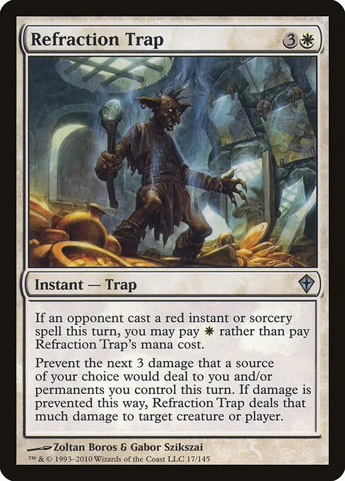 Trampa de refracción